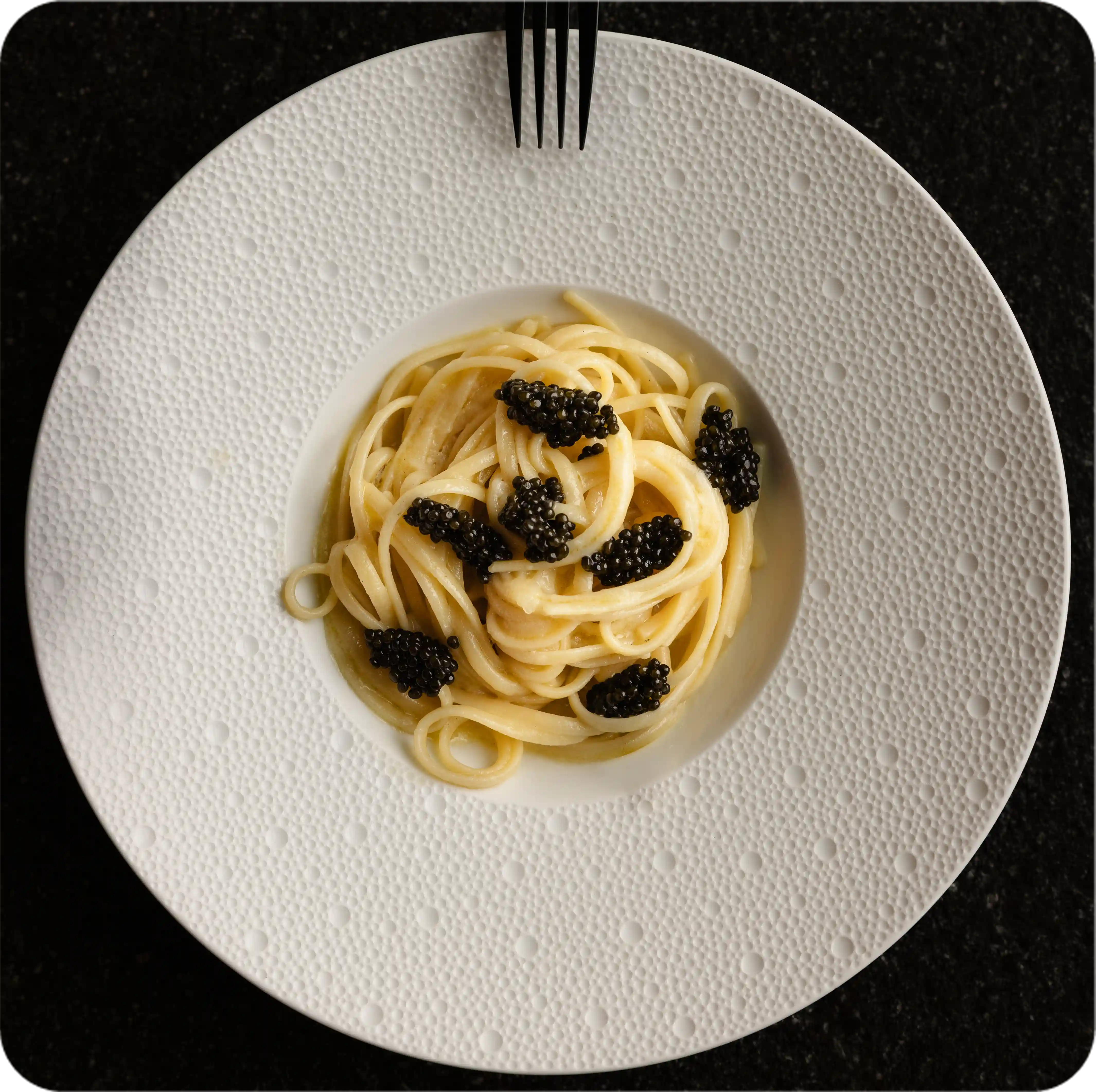 Modern dishes at the Caviar Bar