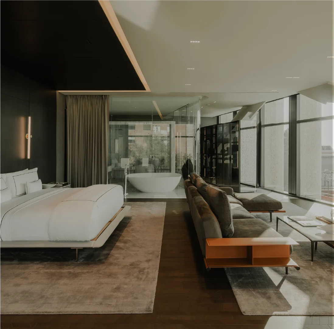 Ambassador Suite Alexander Hotel Mexico City - 101.7 sqm luxury suite with Chapultepec Park views